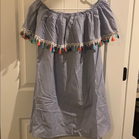 SHEIN Dresses & Skirts - Off shoulder dress tassels